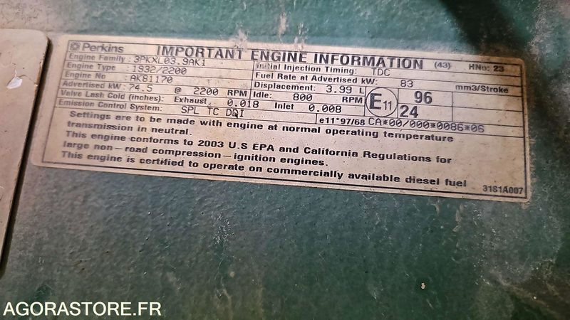 Chargeuse CHARGEUR SUR PNEUS VOLVO L50D - 2003 / 4066 HEURES: photos 14