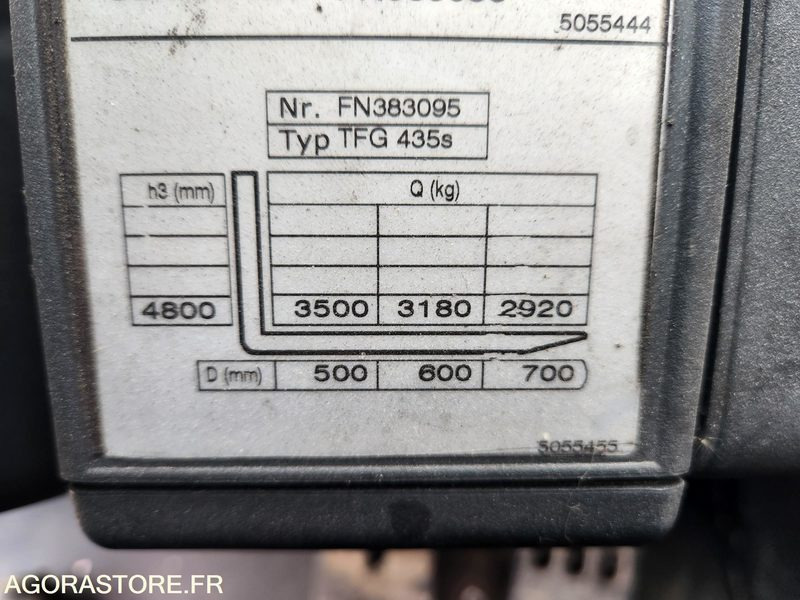 CHARIOT JUNGHEINRICH DFG 435s 480DZ - 2008 / 3260 HEURES - Chariot élévateur à gaz: photos 3 CHARIOT JUNGHEINRICH DFG 435s 480DZ - 2008 / 3260 HEURES - Chariot élévateur à gaz: photos 3