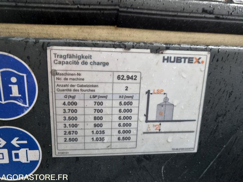CHARIOT MULTIDIRECTIONNEL HUBTEX MQ-40 21-25 EL - 2011 - Chariot élévateur électrique: photos 2 CHARIOT MULTIDIRECTIONNEL HUBTEX MQ-40 21-25 EL - 2011 - Chariot élévateur électrique: photos 2