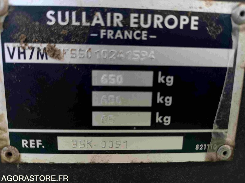 COMPRESSEUR DE CHANTIER S35 SULLAIR - 2001 - 197H -FONCTIONNEL VENDU DANS L ETAT - Compresseur d'air: photos 4 COMPRESSEUR DE CHANTIER S35 SULLAIR - 2001 - 197H -FONCTIONNEL VENDU DANS L ETAT - Compresseur d'air: photos 4