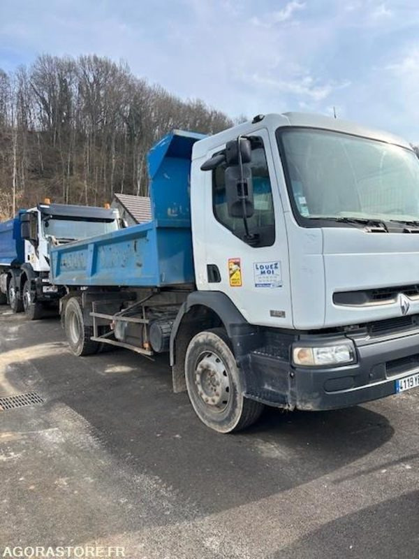 CAMION BI-BENNE RENAULT PREMIUM 270 DCI 420 000 KM 2002 - Camion: photos 1 CAMION BI-BENNE RENAULT PREMIUM 270 DCI 420 000 KM 2002 - Camion: photos 1