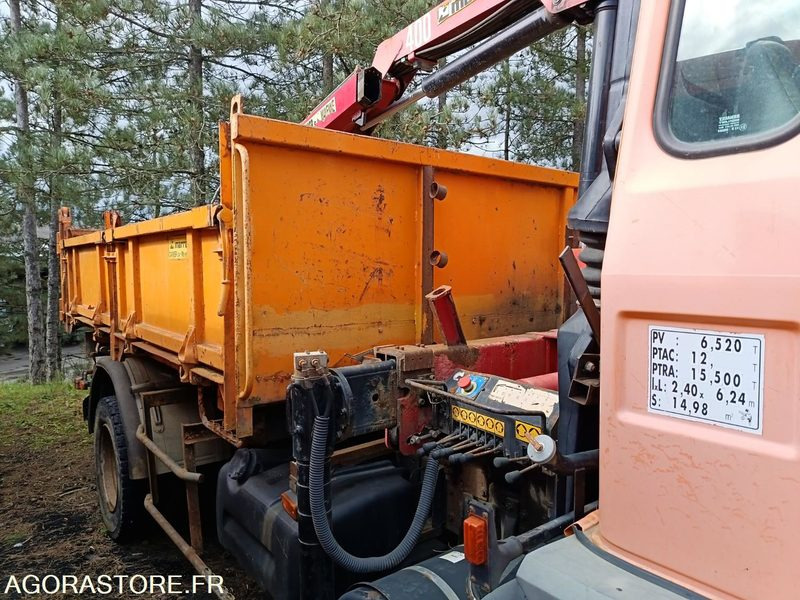 Camion Renault 16T Tribenne Grue M150/12 BC-867-AS - Camion: photos 5 Camion Renault 16T Tribenne Grue M150/12 BC-867-AS - Camion: photos 5