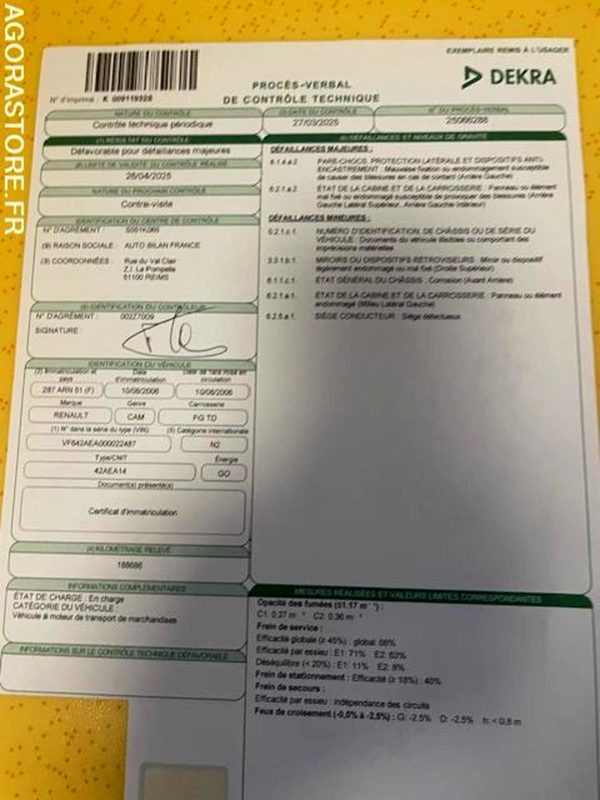 Camion POID LOURD RENAULT MIDLUM: photos 7 Camion POID LOURD RENAULT MIDLUM: photos 7