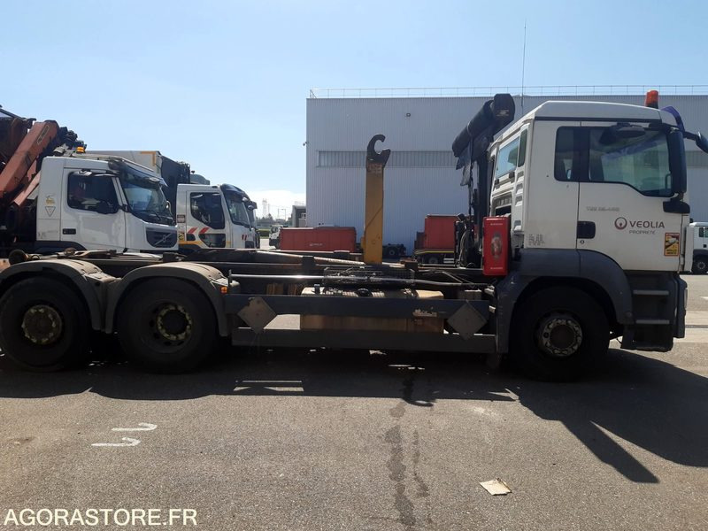 R51812-PORTEUR POLYBENNE MAN TGS 28.400 - BRAS GUIMA - ANNÉE 2010 - 555918 Km - Camion: photos 4 R51812-PORTEUR POLYBENNE MAN TGS 28.400 - BRAS GUIMA - ANNÉE 2010 - 555918 Km - Camion: photos 4