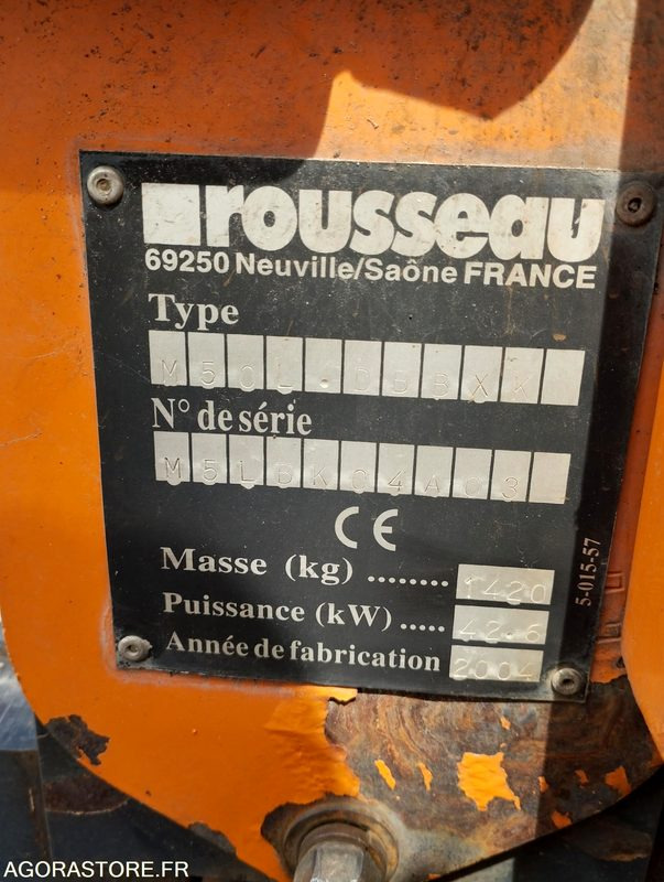 EPAREUSE ROUSSEAU MINAUTOR 5000L n°M5LBK04A03 - Epareuse: photos 4 EPAREUSE ROUSSEAU MINAUTOR 5000L n°M5LBK04A03 - Epareuse: photos 4