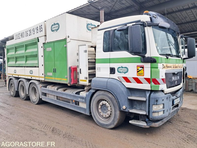 ASPIRATRICE -MAN TGS 35-480 -19/03/2013 -178142km - Engins de chantier: photos 2 ASPIRATRICE -MAN TGS 35-480 -19/03/2013 -178142km - Engins de chantier: photos 2