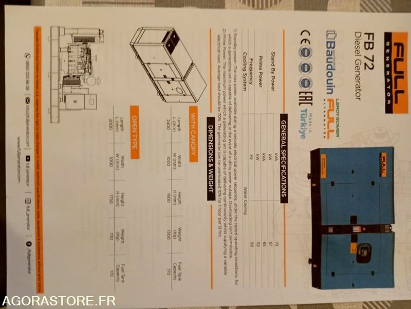 GROUPE ELECTROGENE 70 KVA - Groupe électrogène: photos 5 GROUPE ELECTROGENE 70 KVA - Groupe électrogène: photos 5