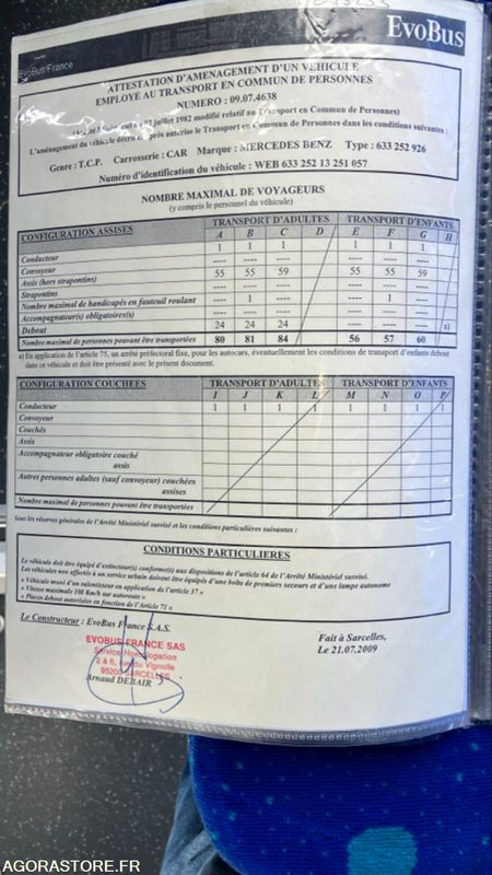 Bus scolaire MERCEDES INTOURO N°093253: photos 10 Bus scolaire MERCEDES INTOURO N°093253: photos 10