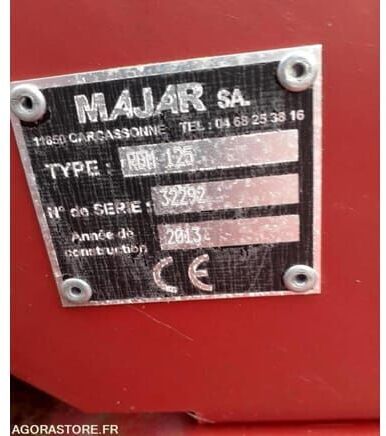 Majar RDM125 - Distributeur d'engrais: photos 2 Majar RDM125 - Distributeur d'engrais: photos 2