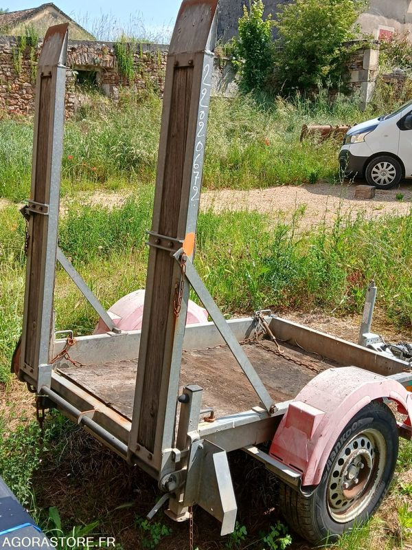 Remorque PORTE ROULEAU HUBIERE - Remorque plateau: photos 2 Remorque PORTE ROULEAU HUBIERE - Remorque plateau: photos 2