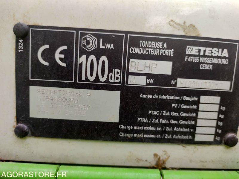 Tondeuse Etesia H100 BLHP - Motofaucheuse: photos 3 Tondeuse Etesia H100 BLHP - Motofaucheuse: photos 3