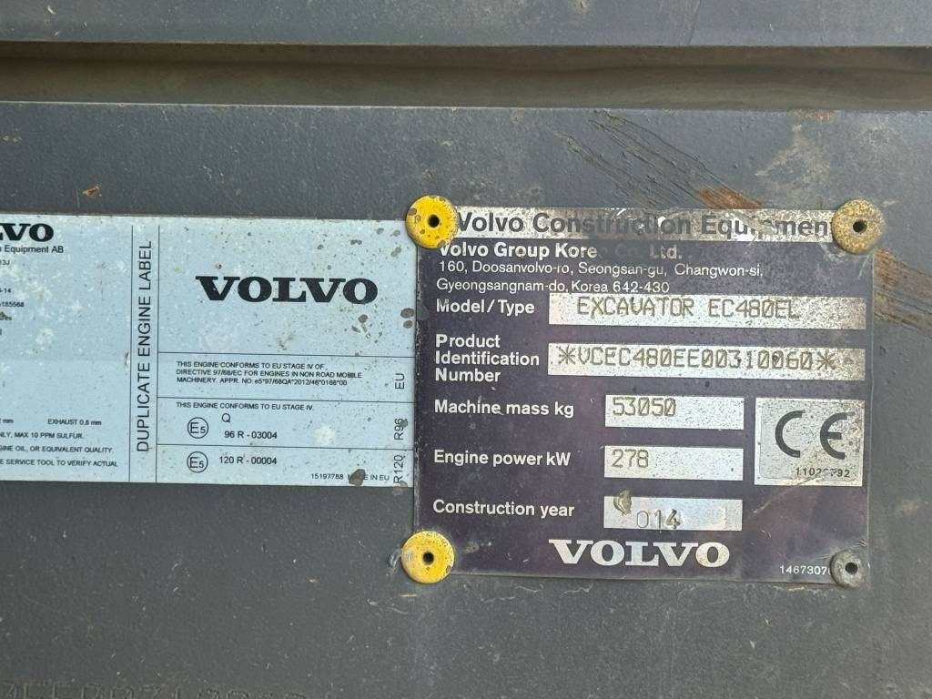 Volvo EC 480 E LR - Pelle sur chenille: photos 5 Volvo EC 480 E LR - Pelle sur chenille: photos 5