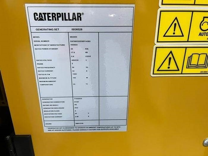 Groupe électrogène neuf CAT DE 22 E3: photos 9