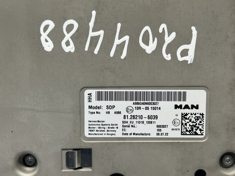 MAN SDP multimedia - Pièces de rechange pour Camion: photos 4 MAN SDP multimedia - Pièces de rechange pour Camion: photos 4