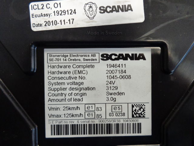 Scania Instrument cluster fully working - Panel de instrumentos pour Camion: photos 4 Scania Instrument cluster fully working - Panel de instrumentos pour Camion: photos 4