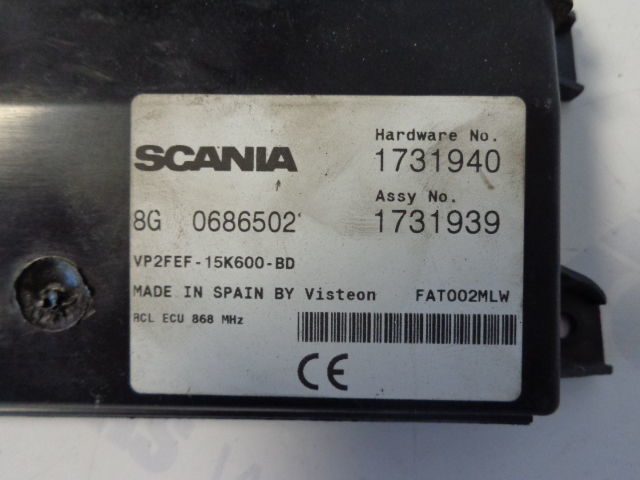 Scania control unit 1731940, 1731939, 0686502, 1728357, 1728359 "WORLDW - Bloc de gestion pour Camion: photos 4 Scania control unit 1731940, 1731939, 0686502, 1728357, 1728359 "WORLDW - Bloc de gestion pour Camion: photos 4