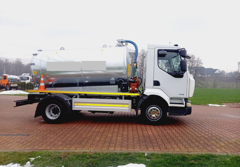 Renault MIDLUM 220 DXI EURO 5 ASENIZACJA 7000 LITRÓW ASENIZACYJNY BECZKA - Camion citerne: photos 1 Renault MIDLUM 220 DXI EURO 5 ASENIZACJA 7000 LITRÓW ASENIZACYJNY BECZKA - Camion citerne: photos 1