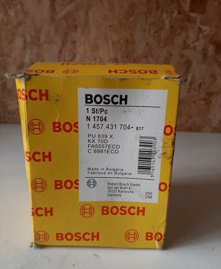 Bosch 1457431704 - Filtre à carburant pour Bus: photos 1 Bosch 1457431704 - Filtre à carburant pour Bus: photos 1