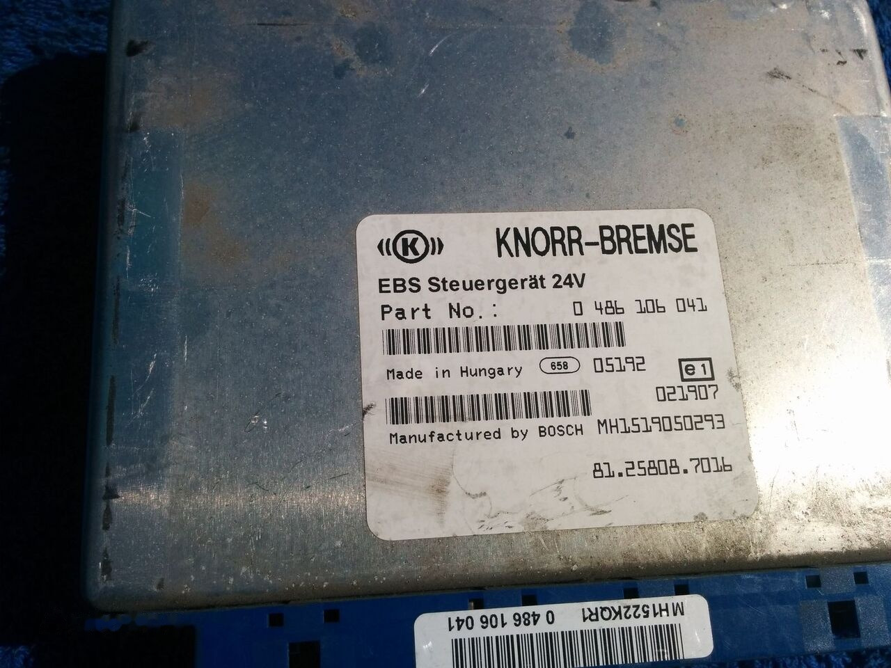 MAN IDSMS-2 WABCO 4461702000.\4462100070. BUS 81.25811.-7015 4461702000 MAN CYTI - Bloc de gestion pour Bus: photos 4 MAN IDSMS-2 WABCO 4461702000.\4462100070. BUS 81.25811.-7015 4461702000 MAN CYTI - Bloc de gestion pour Bus: photos 4