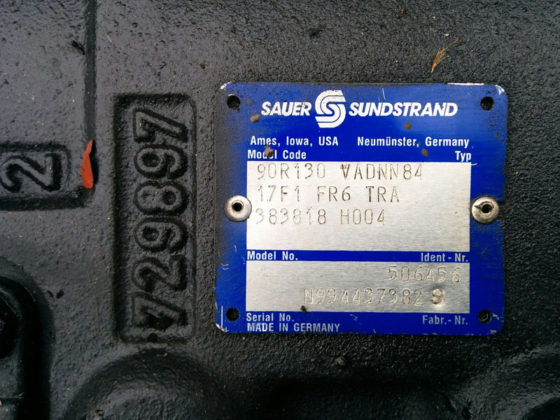 Sandler 90R130 - Pompe hydraulique: photos 3 Sandler 90R130 - Pompe hydraulique: photos 3