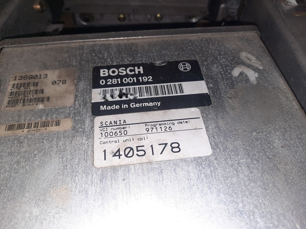 Scania 0281001192 Scania K113 - Bloc de gestion pour Bus: photos 4 Scania 0281001192 Scania K113 - Bloc de gestion pour Bus: photos 4