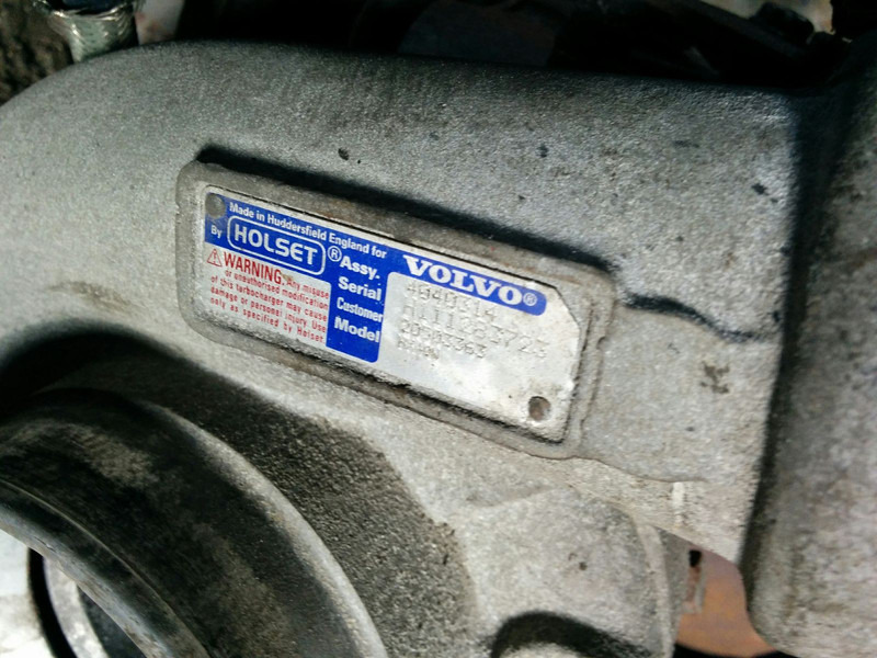 Volvo Вольво HOLSET HX40M . HX40G - Turbocompresseur: photos 4 Volvo Вольво HOLSET HX40M . HX40G - Turbocompresseur: photos 4