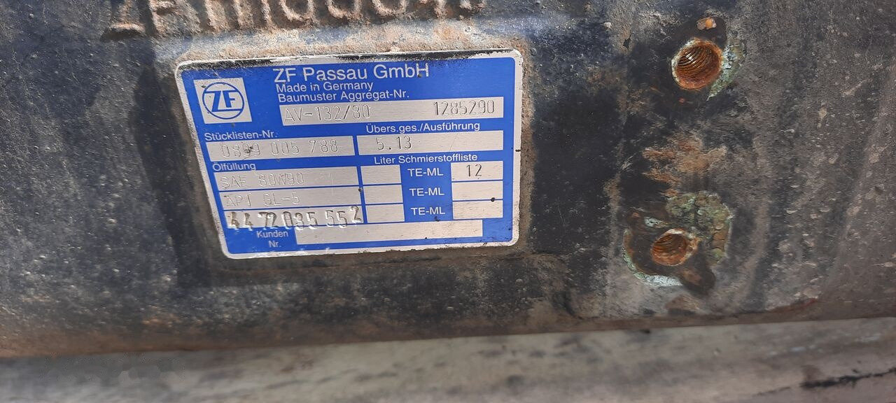 ZF Eaton Neoplan 660.4.22 Mersedes 407. Citara-2.84 DAF-1339G.2.93 Scania - Essieu arrière pour Bus: photos 1 ZF Eaton Neoplan 660.4.22 Mersedes 407. Citara-2.84 DAF-1339G.2.93 Scania - Essieu arrière pour Bus: photos 1