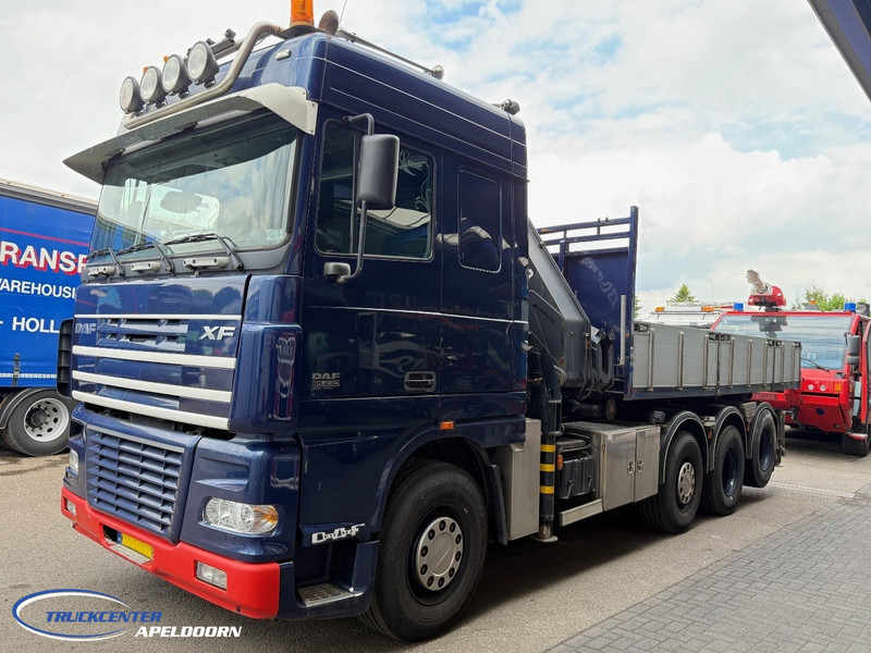 DAF XF 95.430 HIAB 330-5, 8x2 - Camion porte-conteneur/ Caisse mobile, Camion grue: photos 3 DAF XF 95.430 HIAB 330-5, 8x2 - Camion porte-conteneur/ Caisse mobile, Camion grue: photos 3