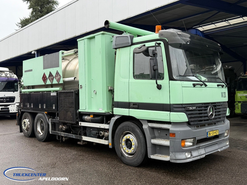 Mercedes-Benz ACTROS 2531 L 6X2/NLA ADR, RVS tank, Naafreductie - Camion hydrocureur: photos 1 Mercedes-Benz ACTROS 2531 L 6X2/NLA ADR, RVS tank, Naafreductie - Camion hydrocureur: photos 1