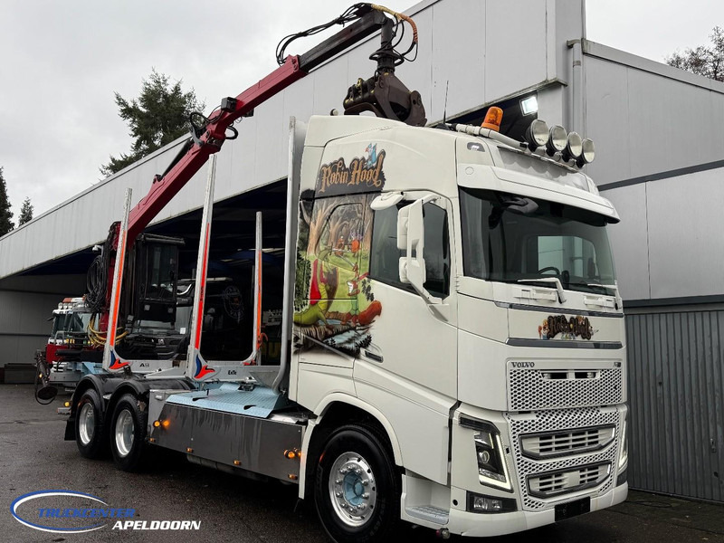 Volvo FH 750 Loglift, 6x4, Dynamic steering, Special painting - Camion grumier, Camion grue: photos 1 Volvo FH 750 Loglift, 6x4, Dynamic steering, Special painting - Camion grumier, Camion grue: photos 1