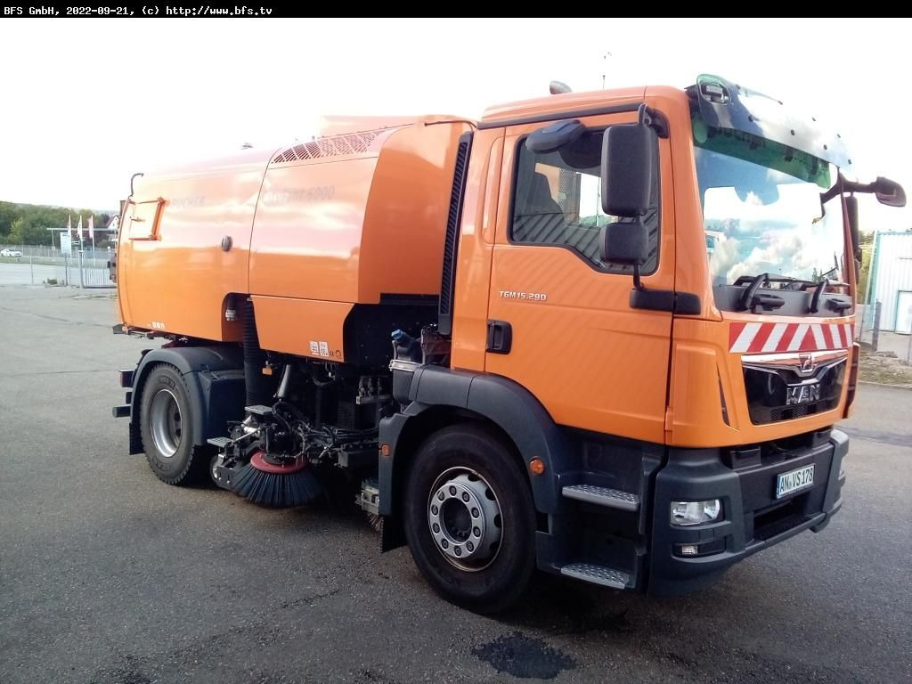 MAN TGM 15.290 4x2 BL CityFant 6000 SH Doppelseitige - Balayeuse de voirie: photos 2 MAN TGM 15.290 4x2 BL CityFant 6000 SH Doppelseitige - Balayeuse de voirie: photos 2