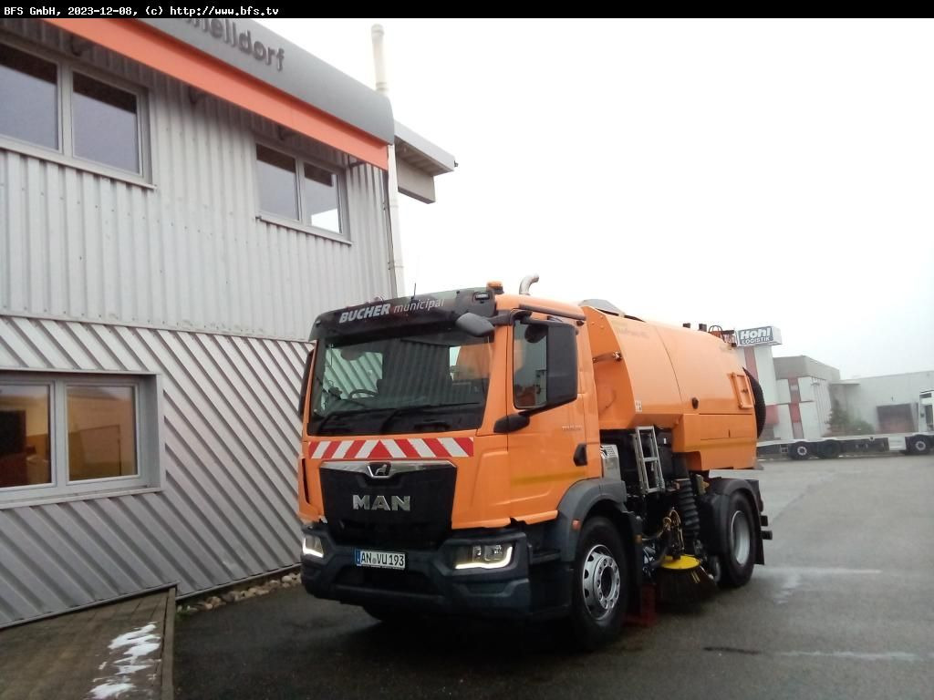 MAN TGM 18.250 4x2 BL Bucher V65_Twin - Balayeuse de voirie: photos 1 MAN TGM 18.250 4x2 BL Bucher V65_Twin - Balayeuse de voirie: photos 1