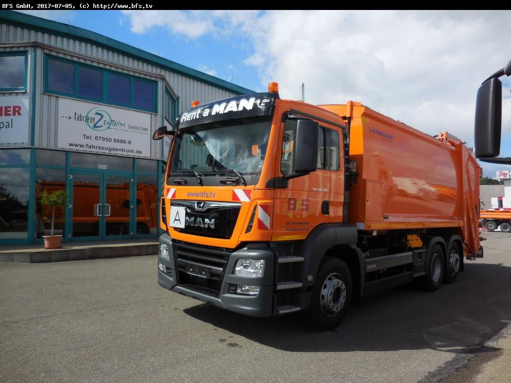 MAN TGS 26.320 6X2-2 BL HS HL Olympus 21W - Omni-DEK - Benne à ordures ménagères: photos 1 MAN TGS 26.320 6X2-2 BL HS HL Olympus 21W - Omni-DEK - Benne à ordures ménagères: photos 1