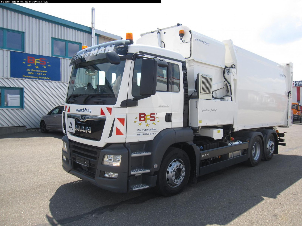 MAN TGS 26.320 6x2-4 LL HS SL Speedline 27 PPK - ViS - Benne à ordures ménagères: photos 1 MAN TGS 26.320 6x2-4 LL HS SL Speedline 27 PPK - ViS - Benne à ordures ménagères: photos 1