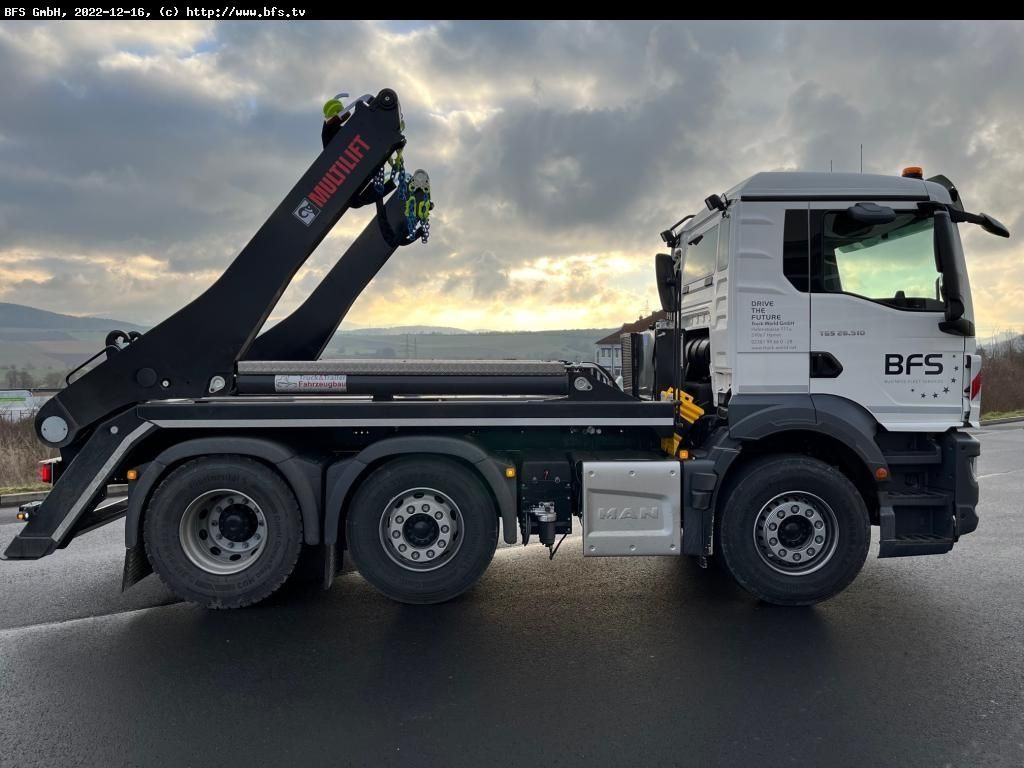 MAN TGS (TG3) 26.510 6x2/4 BL CH HIAB - Camion benne: photos 2 MAN TGS (TG3) 26.510 6x2/4 BL CH HIAB - Camion benne: photos 2