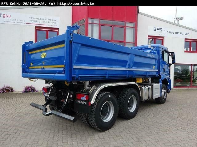 MAN TGS (TG3) 33.470 6x4 BB 3-Achsen, 3-Seiten Meill - Camion benne: photos 3 MAN TGS (TG3) 33.470 6x4 BB 3-Achsen, 3-Seiten Meill - Camion benne: photos 3