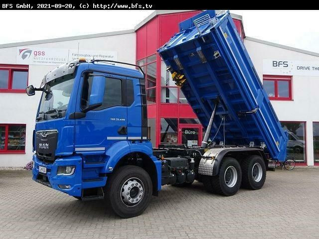 MAN TGS (TG3) 33.470 6x4 BB 3-Achsen, 3-Seiten Meill - Camion benne: photos 2 MAN TGS (TG3) 33.470 6x4 BB 3-Achsen, 3-Seiten Meill - Camion benne: photos 2