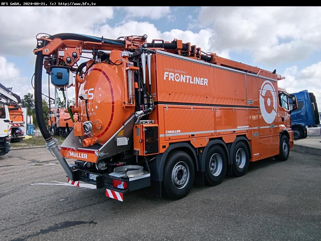 MAN TGS (TG3) 35.510 8x4-4 BL CH MÜLLER Canalmaster - Camion hydrocureur: photos 2 MAN TGS (TG3) 35.510 8x4-4 BL CH MÜLLER Canalmaster - Camion hydrocureur: photos 2