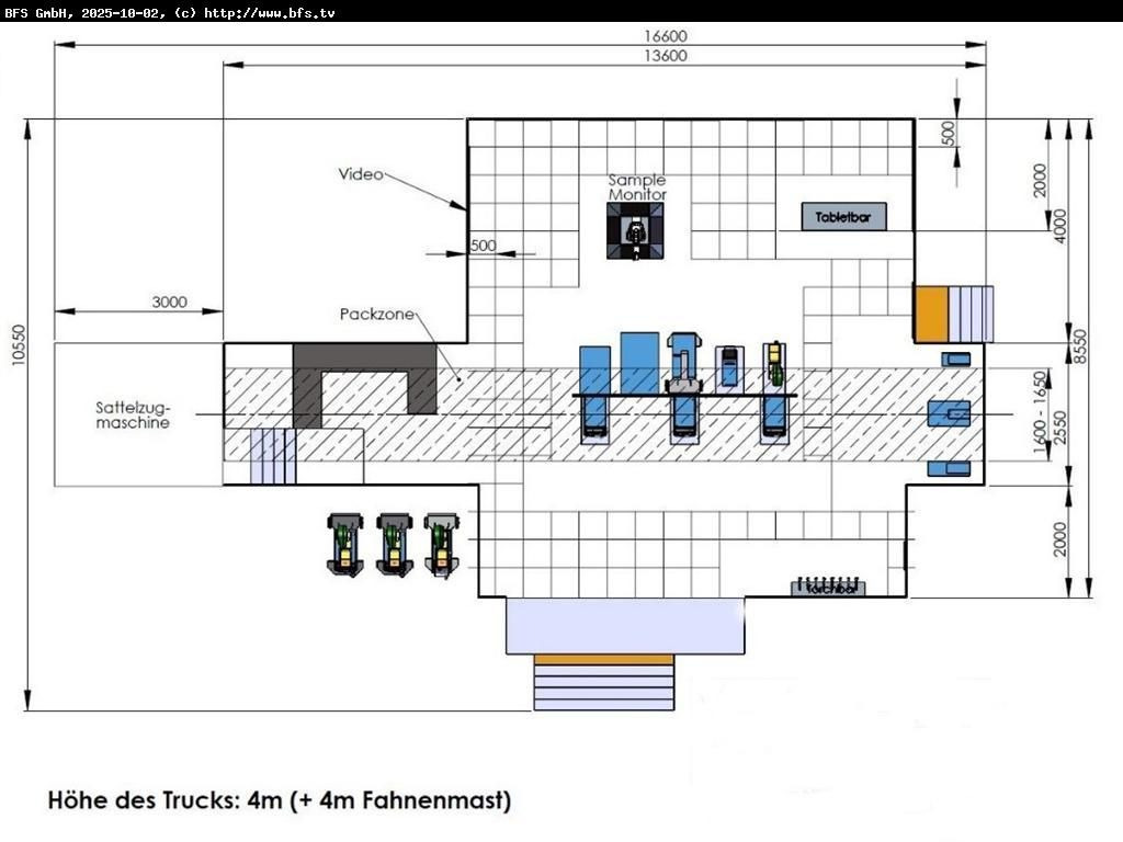 Rainbow LSDO 12-18   Lambo Show Messeauflieger T - Semi-remorque fourgon: photos 2 Rainbow LSDO 12-18   Lambo Show Messeauflieger T - Semi-remorque fourgon: photos 2