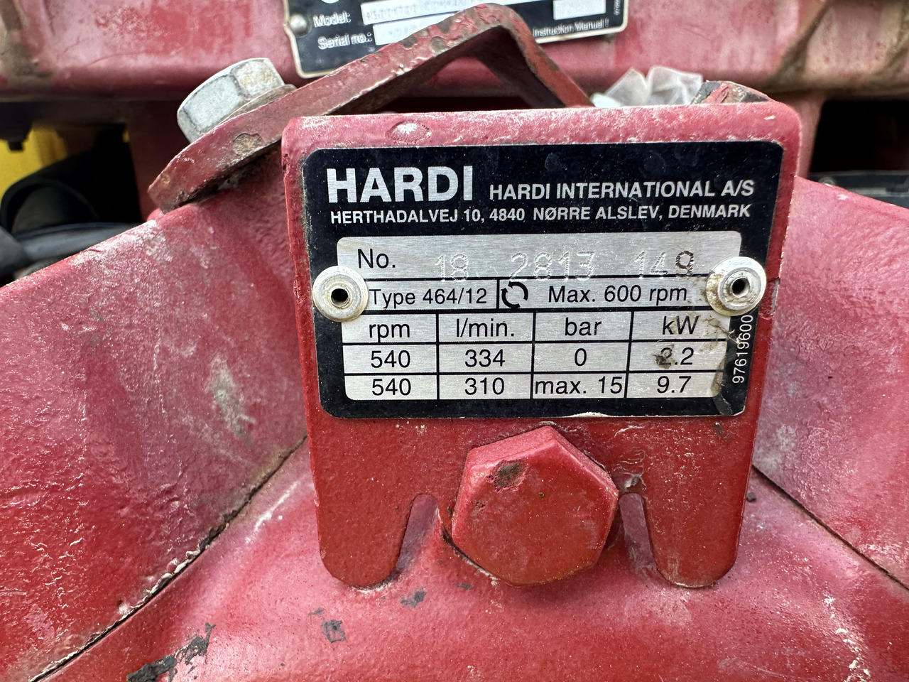 Hardi Commander 4400 30m GPS - Pulvérisateur traîné: photos 3 Hardi Commander 4400 30m GPS - Pulvérisateur traîné: photos 3