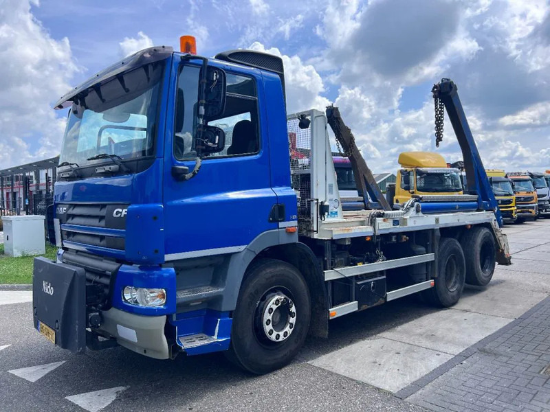 DAF CF 85.360 6X2 EURO 5 HYVA SKIPLOADER + NIDO - Camion multibenne: photos 1 DAF CF 85.360 6X2 EURO 5 HYVA SKIPLOADER + NIDO - Camion multibenne: photos 1
