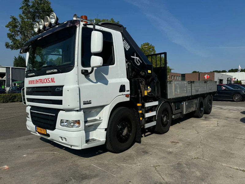 DAF CF 85.360 8x2 + HIAB 422E8 REMOTE CONTROLE - Camion plateau, Camion grue: photos 5 DAF CF 85.360 8x2 + HIAB 422E8 REMOTE CONTROLE - Camion plateau, Camion grue: photos 5