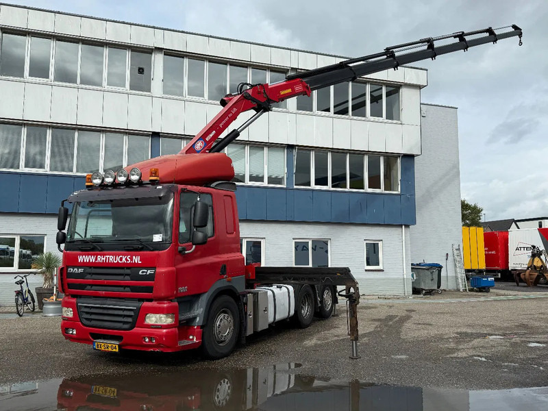 DAF CF 85.410 6X2 EURO 5 + HMF 3000K6 + REMOTE CONTROL - Camion grue: photos 2 DAF CF 85.410 6X2 EURO 5 + HMF 3000K6 + REMOTE CONTROL - Camion grue: photos 2