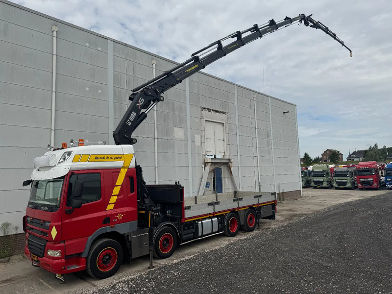 DAF CF 85.460 8X2 HIAB 477E-7 + JIB 75X + REMOTE CONTROL - Camion plateau, Camion grue: photos 1 DAF CF 85.460 8X2 HIAB 477E-7 + JIB 75X + REMOTE CONTROL - Camion plateau, Camion grue: photos 1