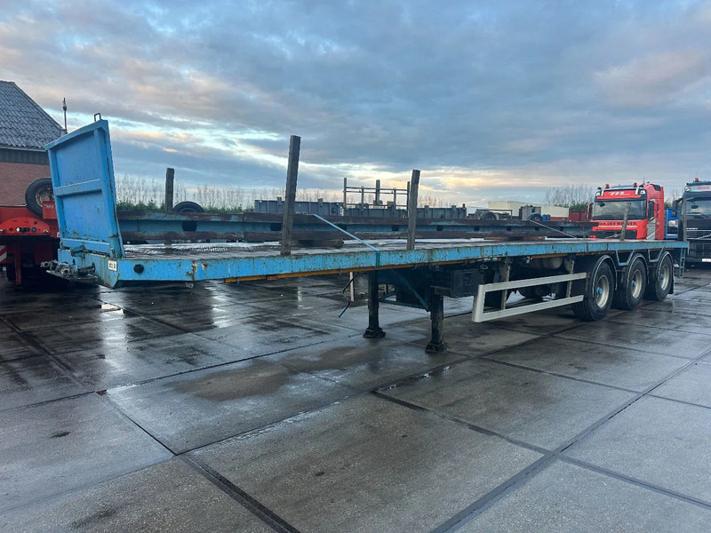 EKW 3 AXLE STEERING, DUBBLE EXTENDABLE TILL 30 METER - Semi-remorque plateau: photos 1 EKW 3 AXLE STEERING, DUBBLE EXTENDABLE TILL 30 METER - Semi-remorque plateau: photos 1