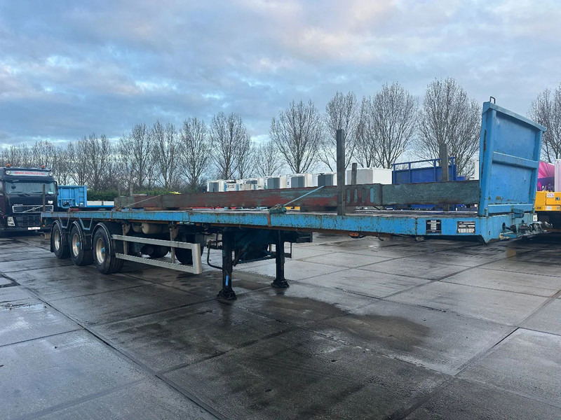 EKW 3 AXLE STEERING, DUBBLE EXTENDABLE TILL 30 METER - Semi-remorque plateau: photos 2 EKW 3 AXLE STEERING, DUBBLE EXTENDABLE TILL 30 METER - Semi-remorque plateau: photos 2