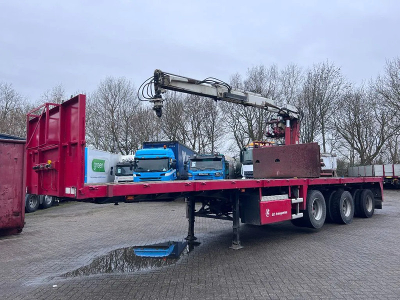 Floor HIAB ROLLER 130R - Semi-remorque plateau: photos 1 Floor HIAB ROLLER 130R - Semi-remorque plateau: photos 1