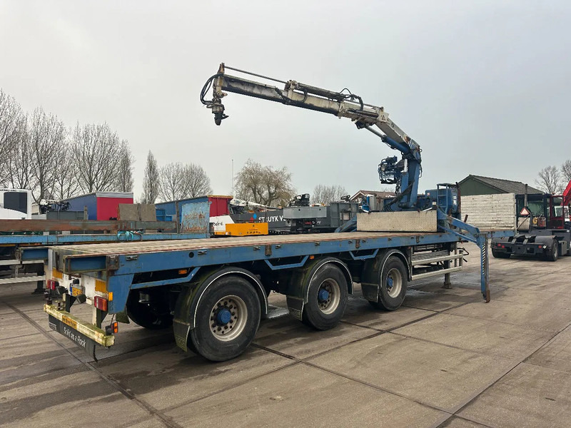 Floor MET HIAB R165-F2, LAATSTE 2 ASSEN GESTUURD - Semi-remorque plateau: photos 2 Floor MET HIAB R165-F2, LAATSTE 2 ASSEN GESTUURD - Semi-remorque plateau: photos 2