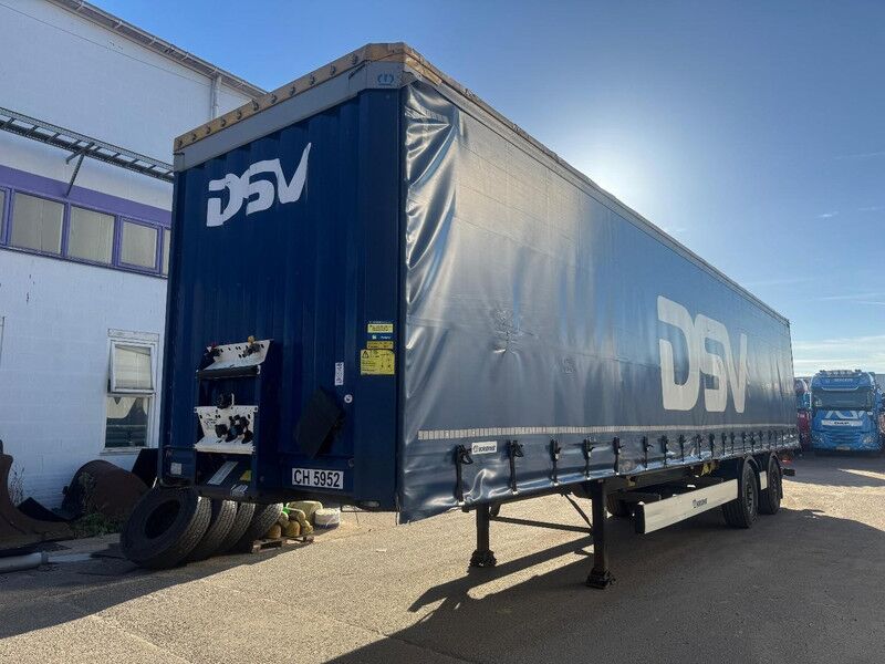 Krone 2 AXLE SAF + SLIDING ROOF - Semi-remorque rideaux coulissants: photos 1 Krone 2 AXLE SAF + SLIDING ROOF - Semi-remorque rideaux coulissants: photos 1