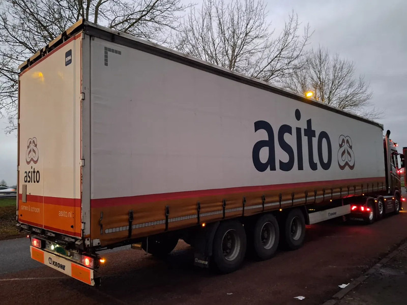 Krone SD - 3 AXLE + ALU BORDEN + SLIDING ROOF - Semi-remorque rideaux coulissants: photos 3 Krone SD - 3 AXLE + ALU BORDEN + SLIDING ROOF - Semi-remorque rideaux coulissants: photos 3